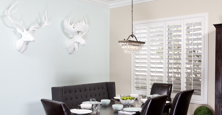 Gainesville dining room shutters